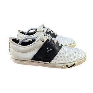 Puma Mens White‎ & Black Sneakers Shoes US 10.5 UK 9.5 EUR 44